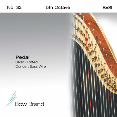 Bow Brand Pedal Wires Silver Plated PW-32B5S